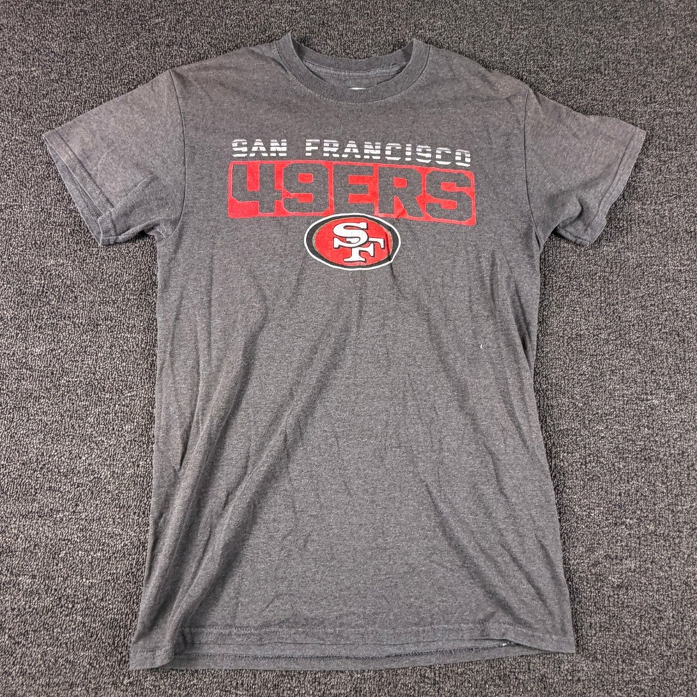 San Francisco 49ers T-Shirt Mens S Gray NFL Football Graphic NFL Team Apparel